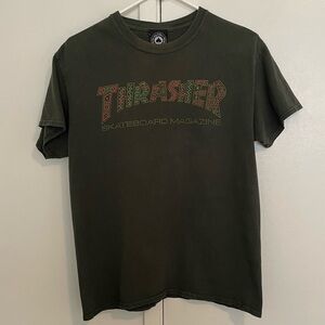 Vintage Thrasher Skateboard Magazine Davis Logo T-shirt Medium